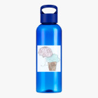 Прозрачная спортивная бутылка