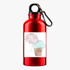 Металлическая бутылка 400 мл UV-DTF