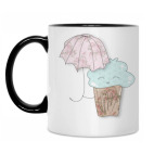 Кружка двухцветная