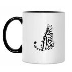 Кружка двухцветная