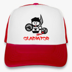 Кепка Trucker, красная Гладиатор