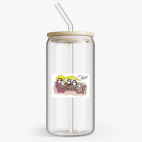 Банка с бамбуковой крышкой