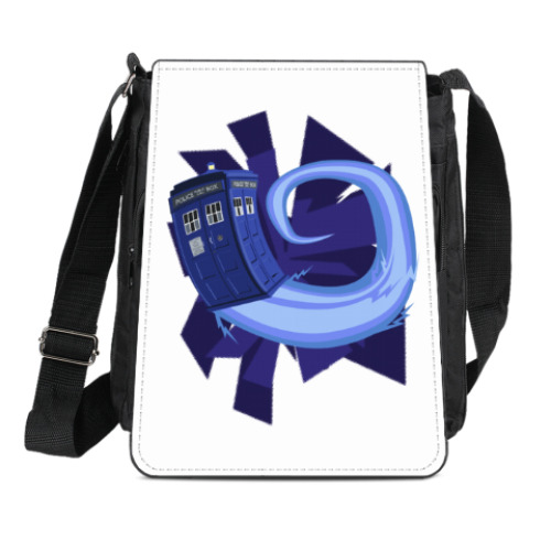 Сумка-планшет с принтом Tardis Doctor Who