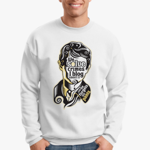 Свитшот с принтом Доктор Ватсон