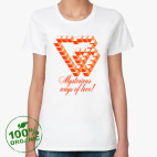 Женская футболка органик