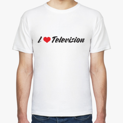 Футболка I love Television