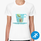 Женская спортивная футболка