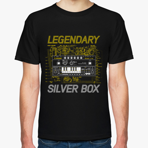 Футболка с принтом 303 / Legendary Silver Box