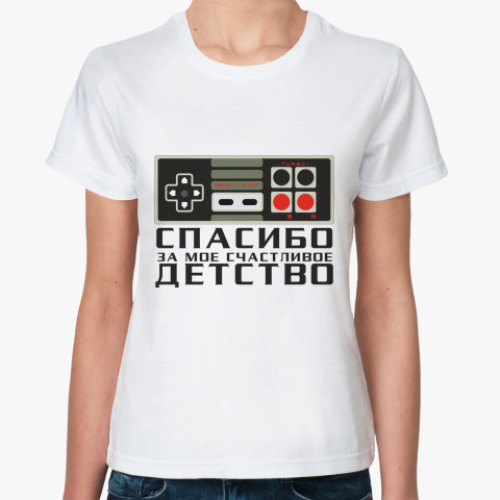 Классическая футболка с принтом Dendy