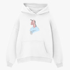 Толстовка худи оверсайз