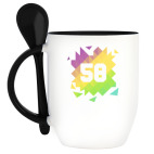 Кружка с ложкой