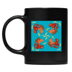 Кружка цветная UV-DTF