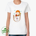 Женская футболка органик