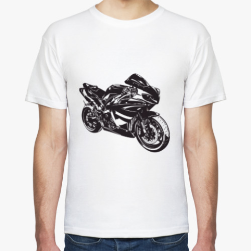 Футболка с принтом Yamaha