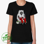 Женская футболка органик