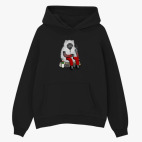 Толстовка худи оверсайз