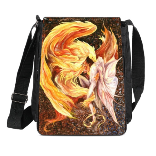 Сумка-планшет с принтом Танец жизни