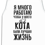 Я много работаю ради кота