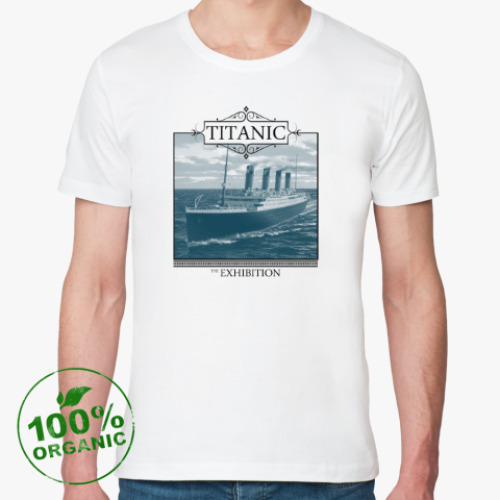 Футболка из органик-хлопка с принтом Titanic-Exhibition