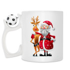 Кружка с футбольным мячиком