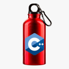 Металлическая бутылка 400 мл UV-DTF