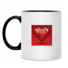 Кружка двухцветная