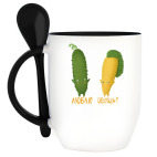 Кружка с ложкой