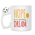 Кружка с футбольным мячиком