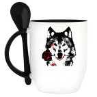 Кружка с ложкой