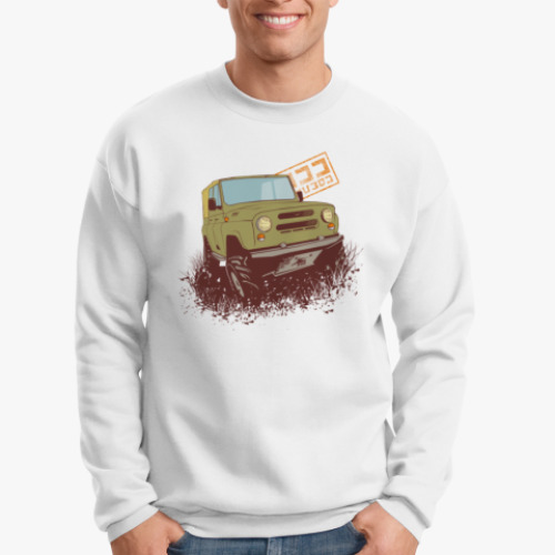Свитшот с принтом 4х4 Off Road УАЗ