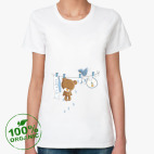 Женская футболка органик