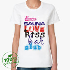 Женская футболка органик