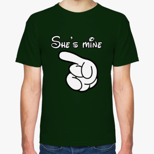 Футболка с принтом Она моя