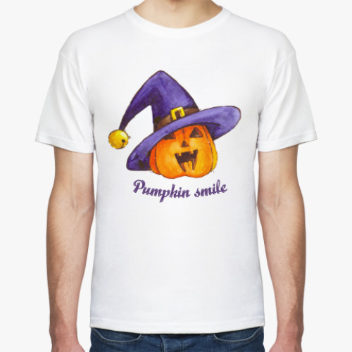 Футболка с принтом Тыква Ведьма