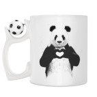 Кружка с футбольным мячиком