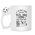 Кружка с футбольным мячиком