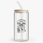 Банка с бамбуковой крышкой