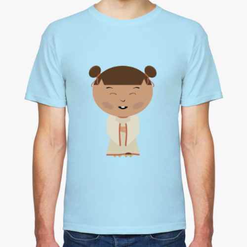 Футболка с принтом Японская девочка