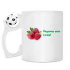 Кружка с футбольным мячиком