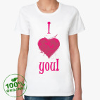 Женская футболка органик