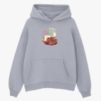 Толстовка худи оверсайз