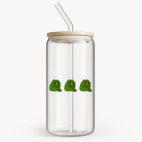 Банка с бамбуковой крышкой