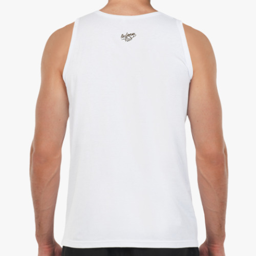 Майка с принтом Череп с клеймом Ordinary Hate.