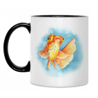 Кружка двухцветная