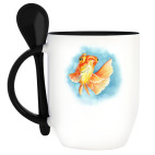 Кружка с ложкой