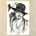 Джонни Депп (рисунок)