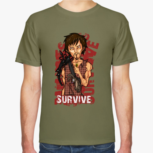 Футболка с принтом Дэрил Диксон