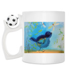 Кружка с футбольным мячиком