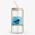 Банка с бамбуковой крышкой