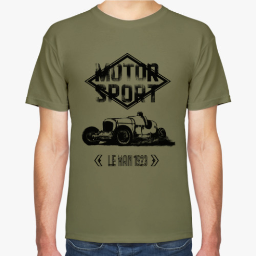 Футболка с принтом автомобиль